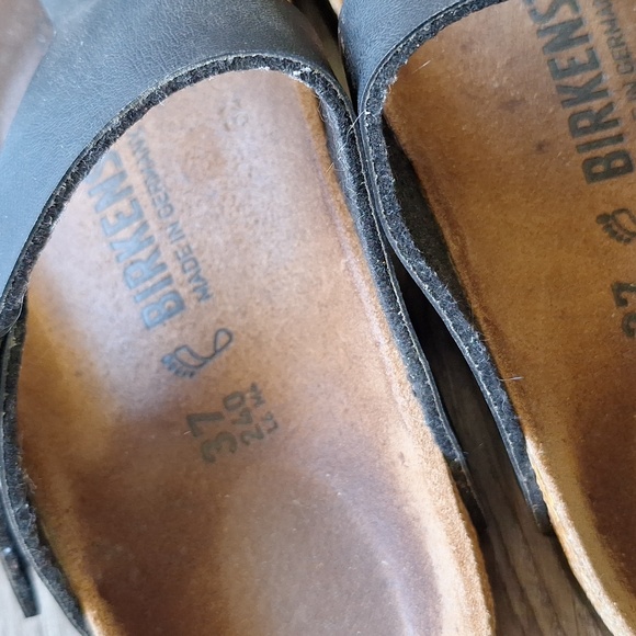 Birkenstock Black Thong Sandal Size 6 - Picture 5 of 10